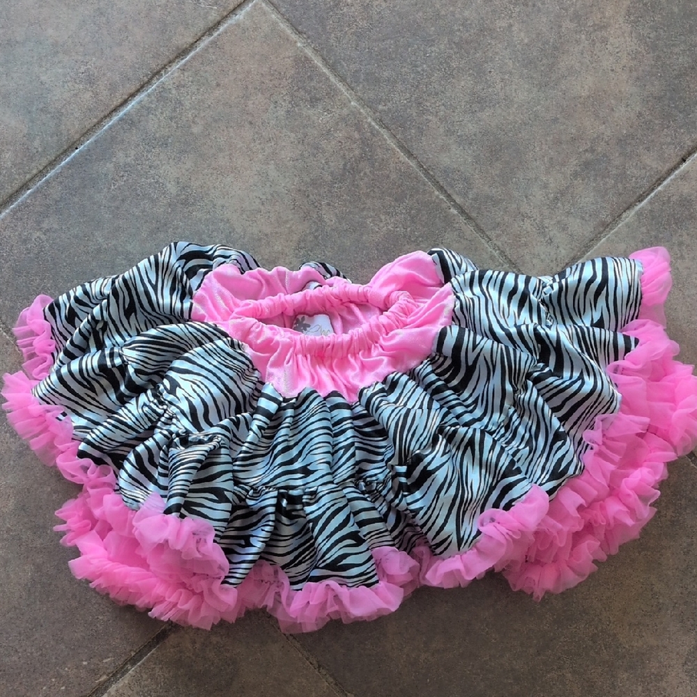 Pink & Black Zebra Tutu - Chic By Tutu Couture